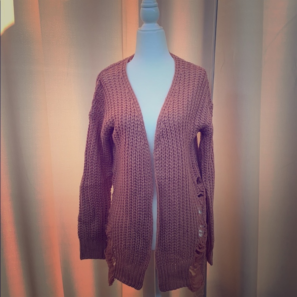 Women’s Distressed Cardigan